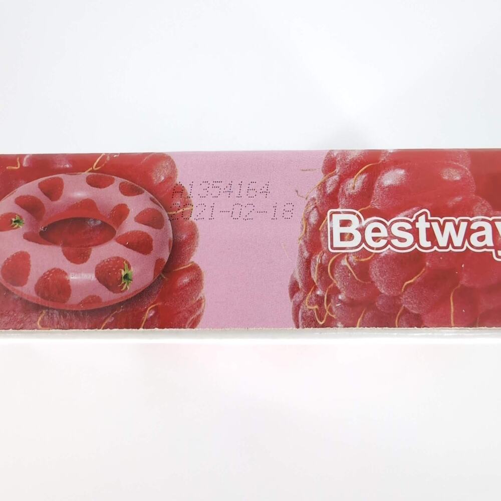 H2O Go Scentsational Raspberry Scented Inflatable Swimming Pool Ring Float - New - Picture 7 of 10